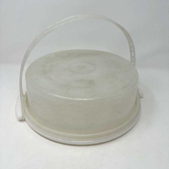 Vintage Tupperware Pie Cake Keeper Taker Carrier 719-2 Vintage - Picture 1 of 8